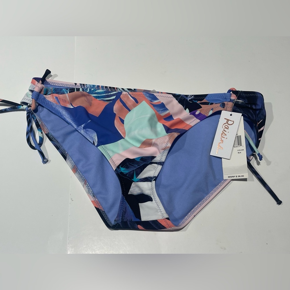 🎉Raisins tropical NWT xl Colorful Bikini Bottom
